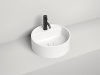 Раковина из искусственного камня S-Stone Salini ARMONIA 130126M 50х50 накладная цвет белый без отверстий под смеситель